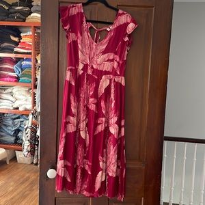 Roxy Midi Dress - floral print